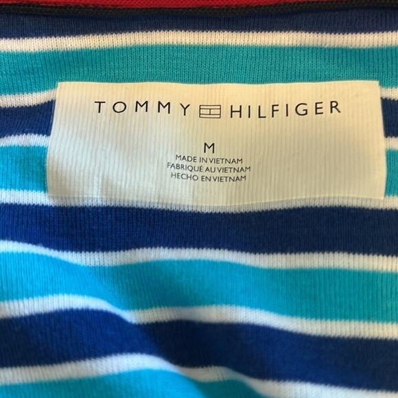 Tommy Hilfiger Cotton Stripe Shortsleeved Dress Size M - Picture 5 of 6